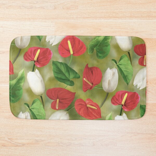 Item preview, Anthurium Tulip Repeated Pattern Seamless Design  designed and sold by Tina Veenstra.