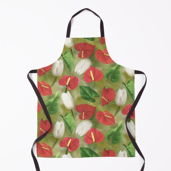 Item preview, Anthurium Tulip Repeated Pattern Seamless Design designed and sold by Tina Veenstra.