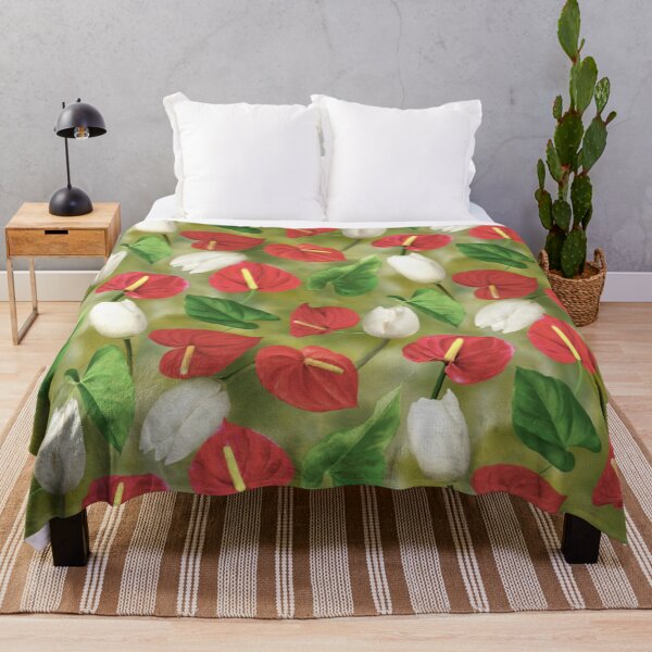 Item preview, Anthurium Tulip Repeated Pattern Seamless Design  designed and sold by Tina Veenstra.