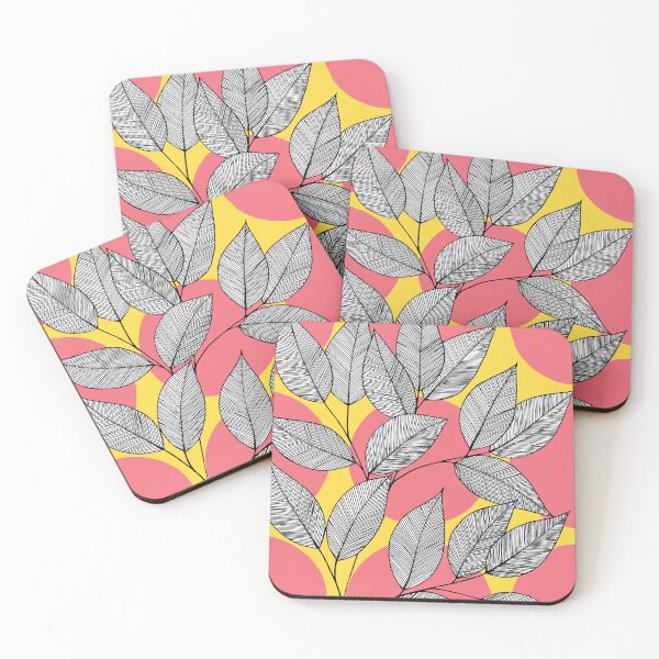 Item preview, Retro Circle Leaves #1 designed and sold by EniPennyDesigns.