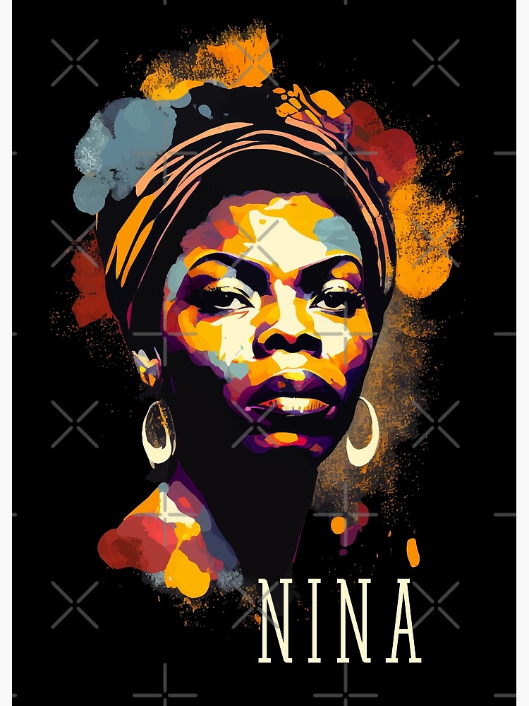 Nina Simone' Poster by Rémi Castanéda, Displate