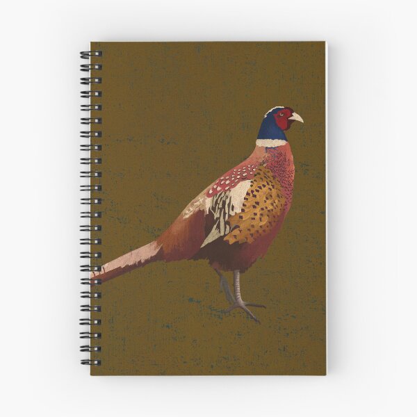 Item preview, Mr Pheasant On Ochre Textured Background designed and sold by Sarah Thorpe Designs .
