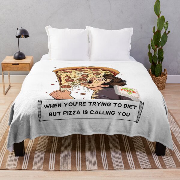 Item preview, When You're Trying to Diet But Pizza is Calling You designed and sold by AniMangArt.