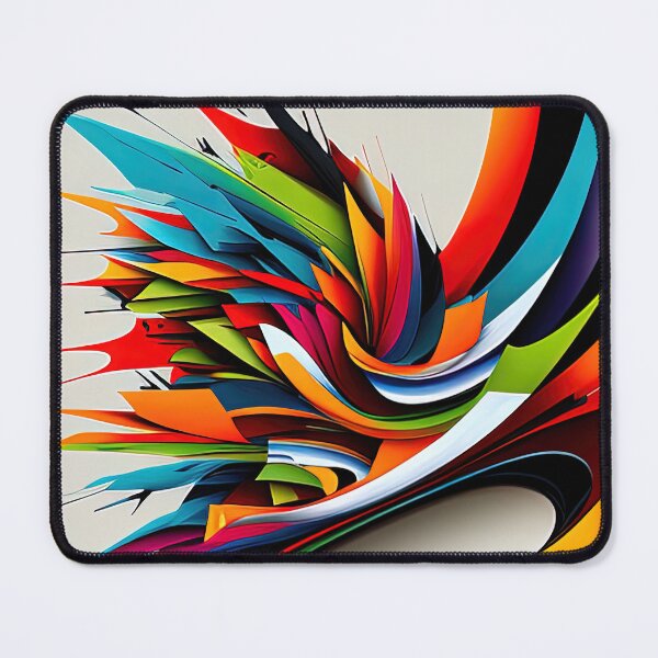 Item preview, Violent abstract explosion of colors designed and sold by RK - Shop.