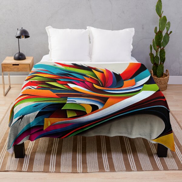 Item preview, Violent abstract explosion of colors designed and sold by RK - Shop.