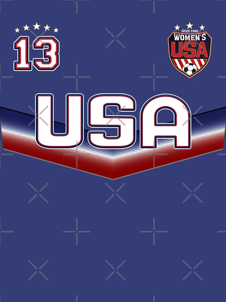 USA Soccer Female Team number 13 Kids T-Shirt for Sale by fermo