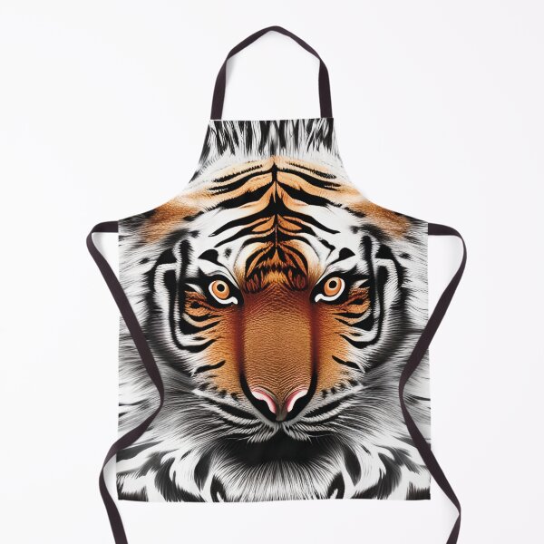 Item preview, Animal print zebra patterned tiger designed and sold by Goatonfire.