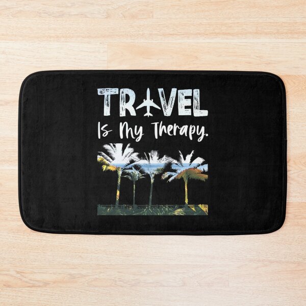 Item preview, Travel Is My Therapy Art  designed and sold by WiseNomad.
