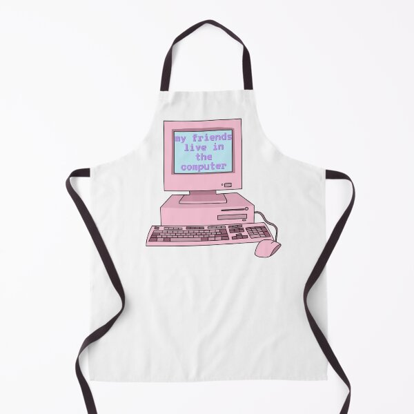 Item preview, My friends live in the computer (Y2K, pink,) designed and sold by Becky-Marie.
