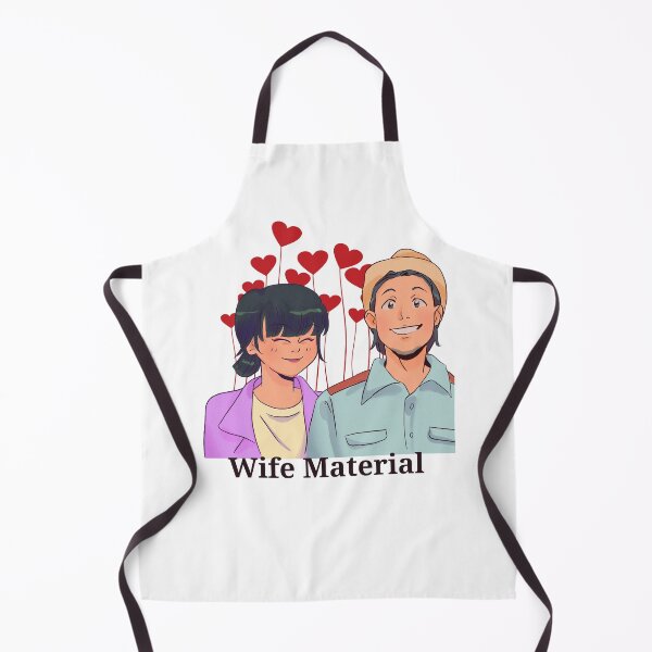 Item preview, "Wife Material" - Newly engaged couple, Leveled Up To Fiance, Soon To Be Weds designed and sold by craftymilenials.