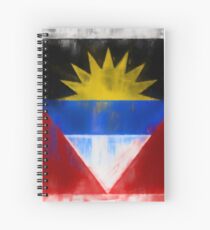 Antigua And Barbuda Flag Reworked No. 2, Series 1 Spiralblock