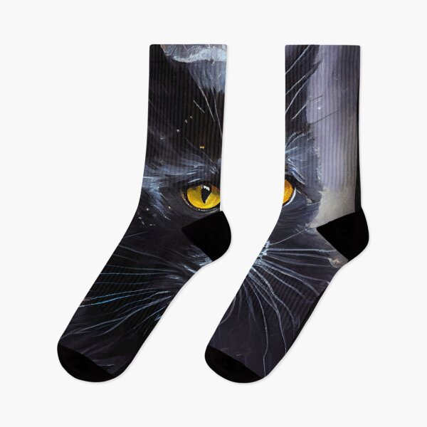 Item preview, Black cat animal #blackcat designed and sold by Lionmixart.