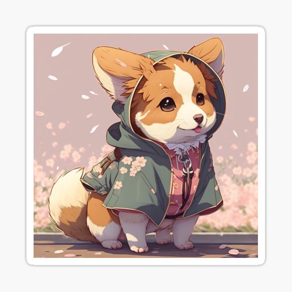 Free: Dog Anime Drawing , corgi transparent background PNG clipart -  nohat.cc