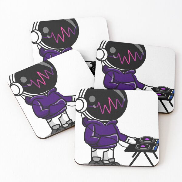 Item preview, Astronaut in music space designed and sold by josumitofc.