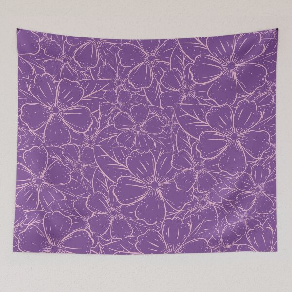 Item preview, Magenta Flower pattern, floral background. designed and sold by Florrinda.