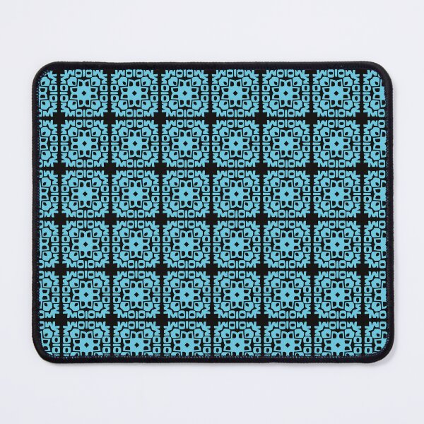 Item preview, Grid, Geometric / Abstract. Vector Shapes Overlayed In Sky Blue And Black. designed and sold by I-Desire.