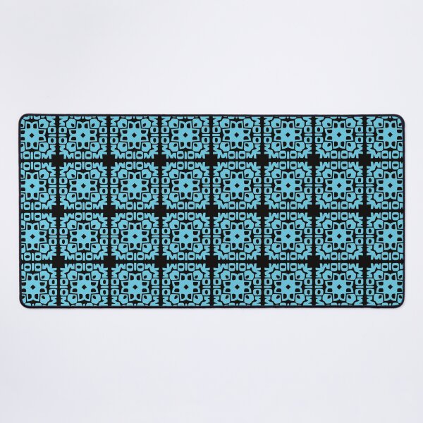 Item preview, Grid, Geometric / Abstract. Vector Shapes Overlayed In Sky Blue And Black. designed and sold by I-Desire.