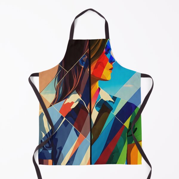 Item preview, Colorful Girl Side Profile Art designed and sold by destinykrainbow.