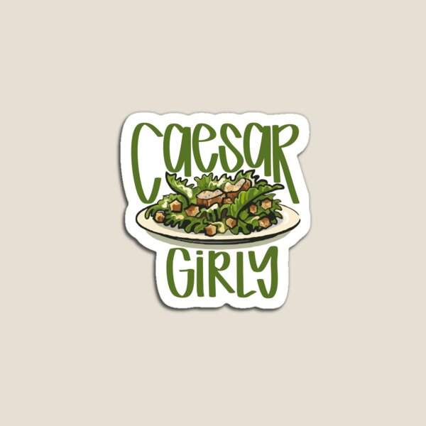 Caesar Salad Sticker, Funny Food Stickers