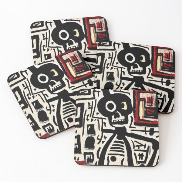 Item preview, Skull And Bones Skeleton Graffiti Art designed and sold by itzbart.