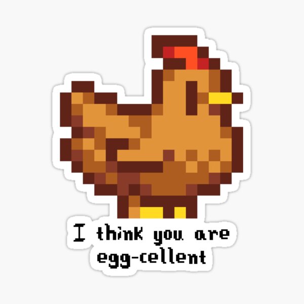 Egg-cellent Sticker