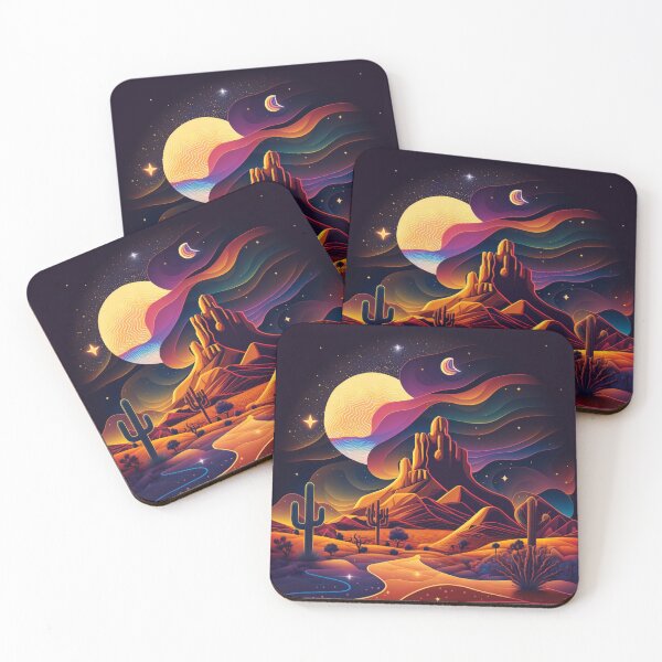 Item preview, Desert at night designed and sold by Cheese Design Studio.