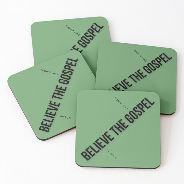 Item preview, Repent and believe the Gospel – Mark 1:15 designed and sold by GospelWork.