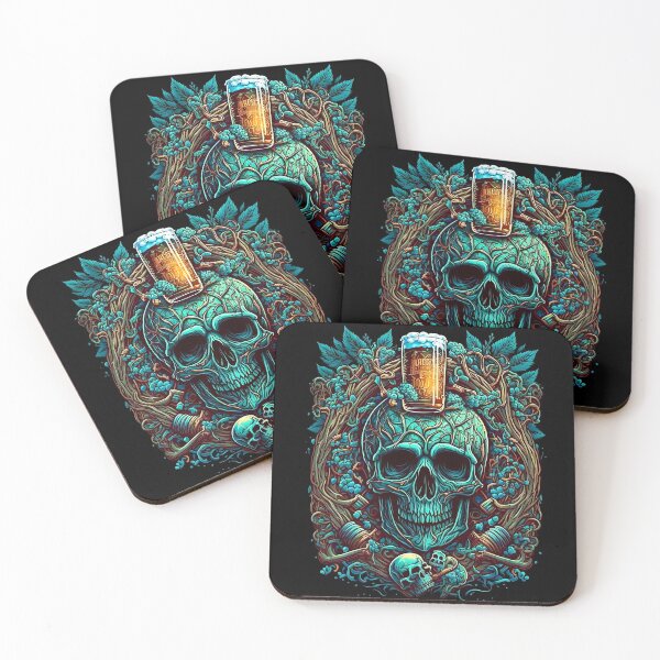 Item preview, Beer And Skull designed and sold by ViniciusPimenta.