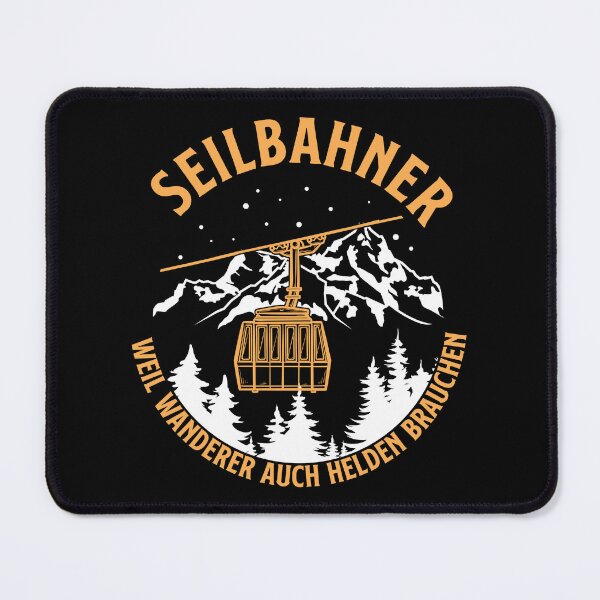 Item preview, Cable Car Because Wanderer Auch Heroes Need designed and sold by StrongShirts.