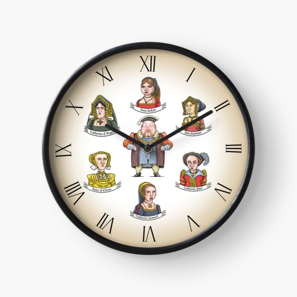 The Six Wives of King Henry VIII Clock