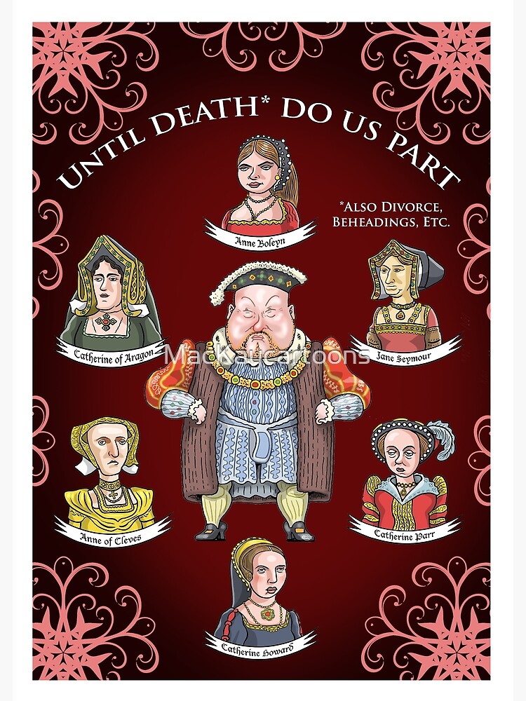 King Henry VIII of England and his six wives Kids T-Shirt by English School  - Bridgeman Prints