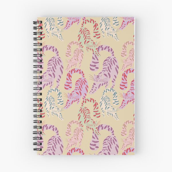 Item preview, Colorful Retro Tigers Pattern In Muted Colors Yellow designed and sold by scorpiolane.