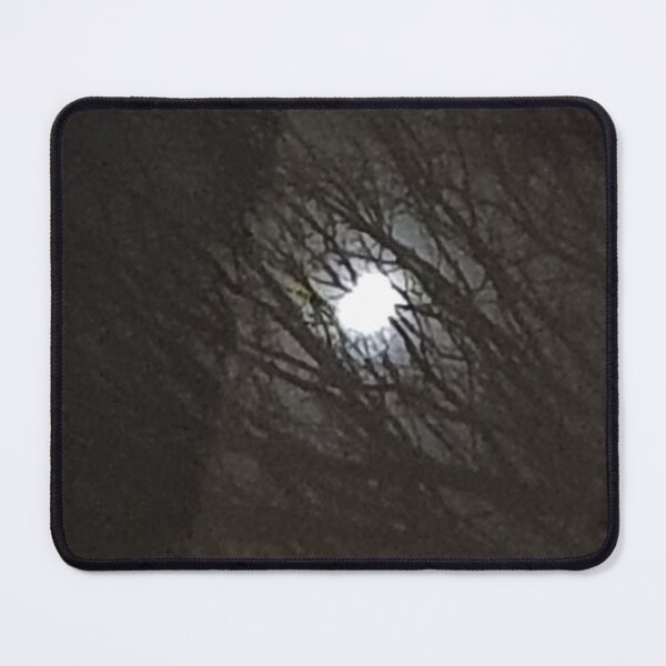 Item preview, Winter's Spooky Moon: A Haunting View Through Bare Tree Branches designed and sold by PhotografeeMrsB.