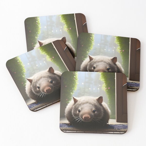 Artikelvorschau, Der süße Wombat kommt zu Ihnen nach Hause entworfen und verkauft von J7Simpson.