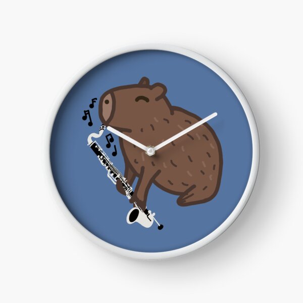 Item preview, Bass Clarinet Capybara  designed and sold by SquishyFishies .