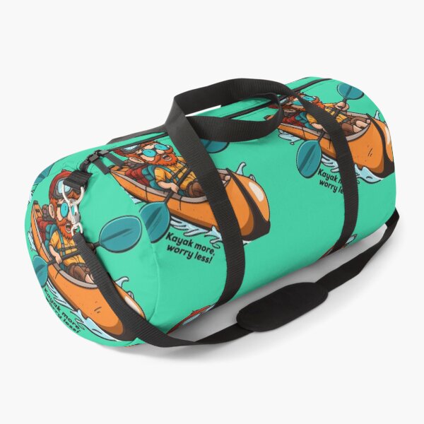 Item preview, Kayaker paddles kayak on the river designed and sold by pixeldizajn.