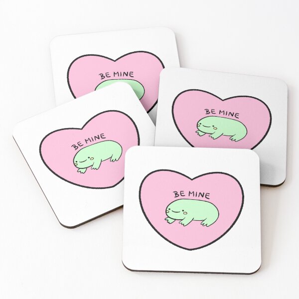Item preview, Be Mine | Valentine’s Day Happy Green Frog in a Pink Heart designed and sold by iristocat.