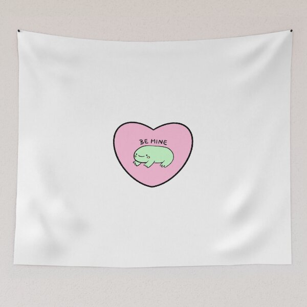 Item preview, Be Mine | Valentine’s Day Happy Green Frog in a Pink Heart designed and sold by iristocat.