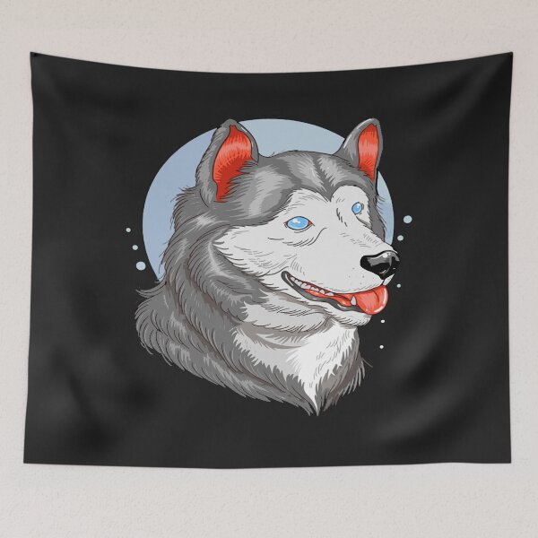 Item preview, Wolf lovers relaxing face design for celebrants designed and sold by AssamFT.