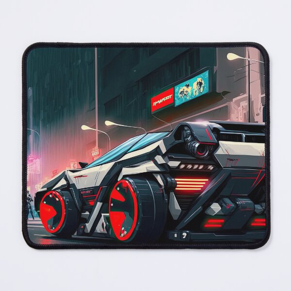 Item preview, The Future is Now AI-Powered Sporty Cars In The Streets Of California designed and sold by ultra-cool.