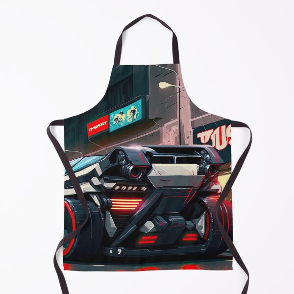 Item preview, The Future is Now AI-Powered Sporty Cars In The Streets Of California designed and sold by ultra-cool.
