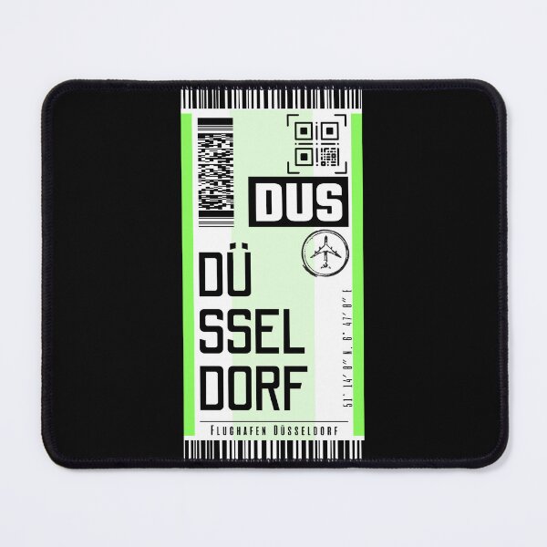 Item preview, DUSSELDORF DUS classic luggage tag stickers designed and sold by LeddsoDello.