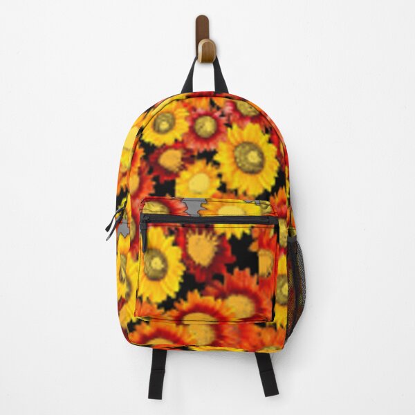 Item preview, MULTI SUN FLOWERS PATTERN BLACK- GREY COLOR ART designed and sold by sharlesart.