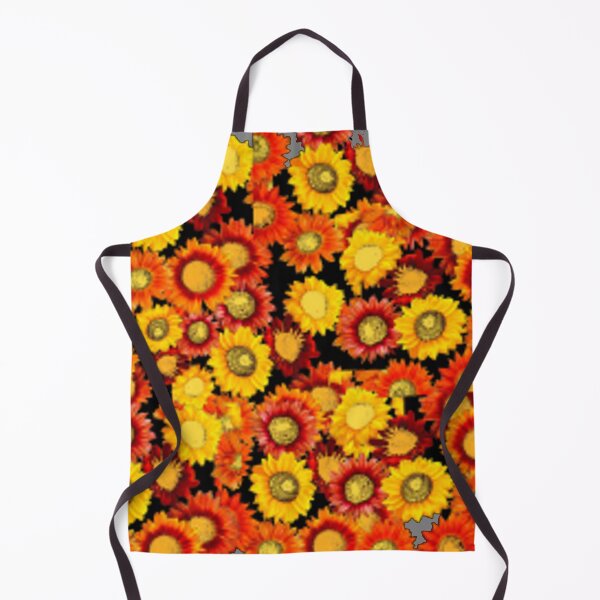 Item preview, MULTI SUN FLOWERS PATTERN  BLACK- GREY COLOR ART designed and sold by sharlesart.
