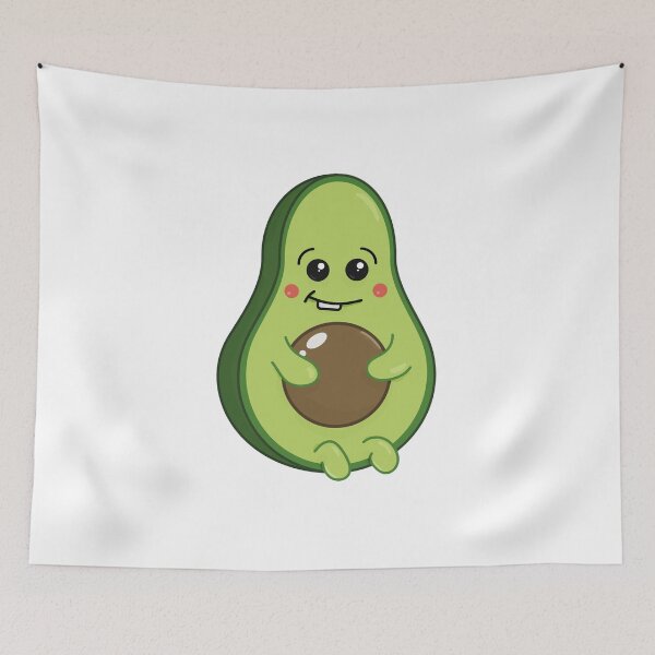 Item preview, Cute green avocado drawing designed and sold by MerlinsHut.