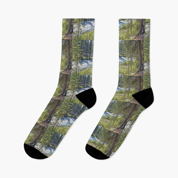 Item preview, USA. Alaska. Denali National Park. Suspension Bridge. designed and sold by vadim19.