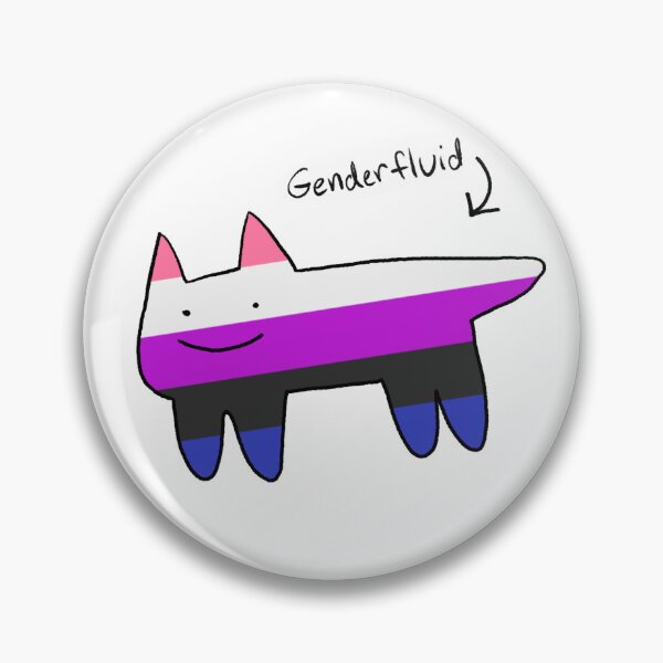 Item preview, Genderfluid Cat designed and sold by spaceofbones.