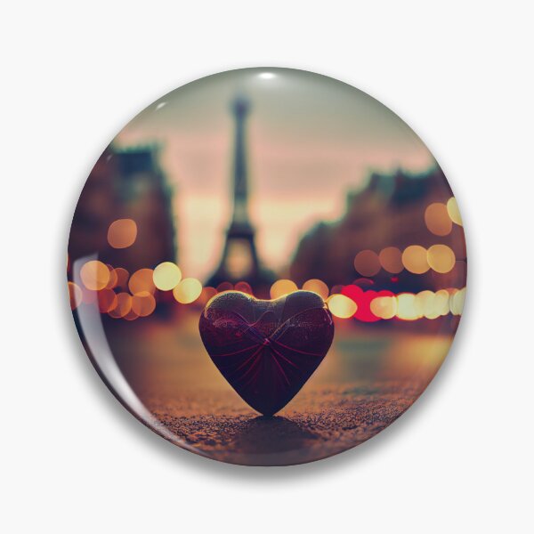 Item preview, The City of Love - A Heart-Shaped Path to the Eiffel Tower designed and sold by LukeAiWalker.