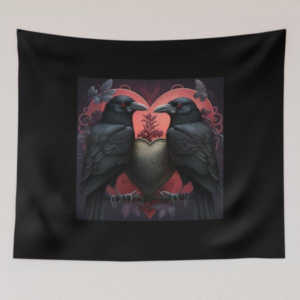 Item preview, Gothic Valloween Valentine designed and sold by NevermoreFalls.