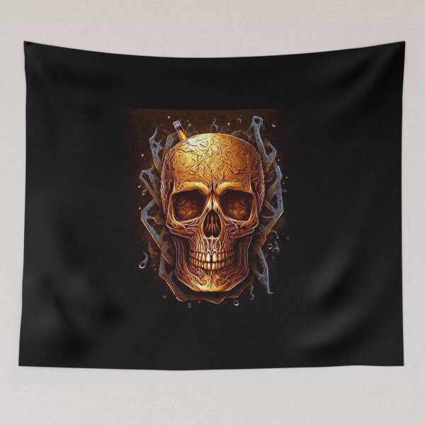 Item preview, Golden Skull designed and sold by ViniciusPimenta.